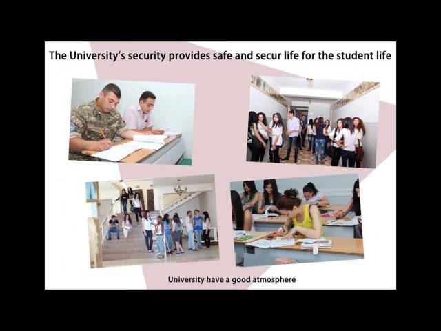 Avetik Mkrtchyan University of Economy and Law video #1