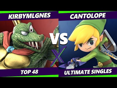 S@X 380 Online Top 48 - Kirbymlgnes (K Rool) Vs. Cantolope (Toon Link) Smash Ultimate - SSBU