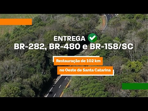 Recuperação de 102 quilômetros de rodovias no Oeste de Santa Catarina