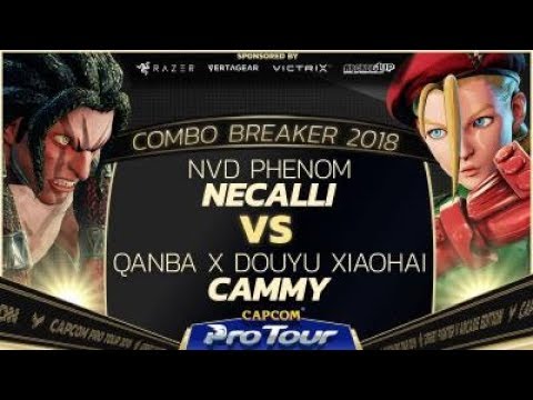 NVD Phenom (Necalli) vs. Qanba Douyu Xioahai (Cammy) - Combo Breaker 2018 Pools - CPT 2018