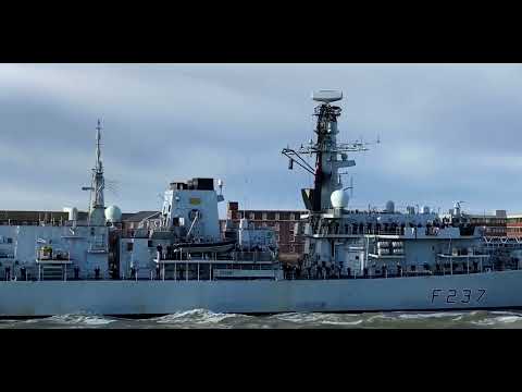 HMS Westminster (F237) Inbound - January 7, 2021 - Portsmouth, England