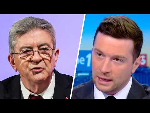 Jordan Bardella dézingue Jean-Luc Mélenchon : "Il est le déshonneur de la nation"