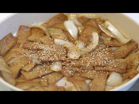 간단레시피 쉽게 만들수 있는 어묵 반찬 ♥엄마표요리 어묵볶음 / Mom's Cooking Stir-fried Fish Cake