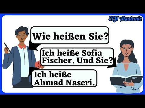 Deutsch lernen A1 | Begrüßung, Name, Land, Wohnung #deutschlernen