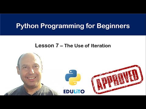 Python Tutorial for Absolute Beginners #7 - The Use of Iteration