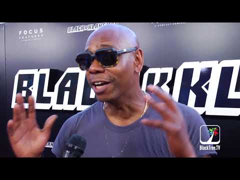 Dave Chappelle compares Clayton Bigsby to the real BlacKkKlansman at Premiere