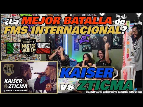 🔴COLOMBIANOS REACCIONAN a ZTICMA vs KAISER ¿La MEJOR BATALLA de FMS INTER? [FMS INTERNACIONAL 2019]💥