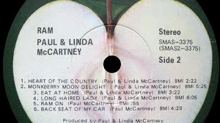 Download lagu Paul McCartney - 1971 - Ram [Side-2](1st USA Apple Winchester Vinyl){VM95ML●ART DJ Pre II} mp3