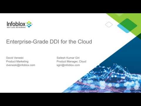 Enterprise Grade DDI for Hybrid Clouds