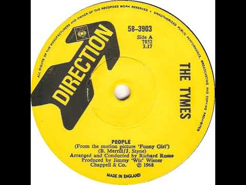 UK New Entry 1969 (8) The Tymes - People