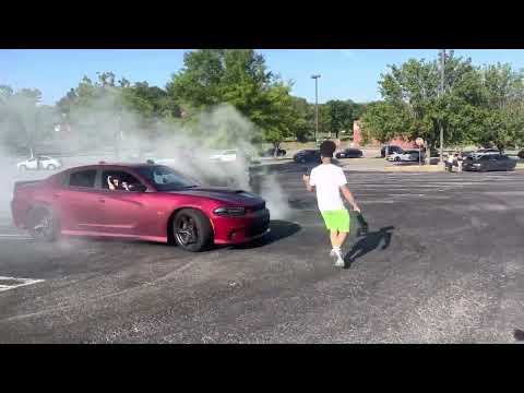 They crashed with Mr. Goddamnit in a car 😭