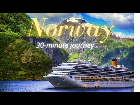 Norway AMAZING - Horizon View bath with Beautiful nature - 4k VideoH