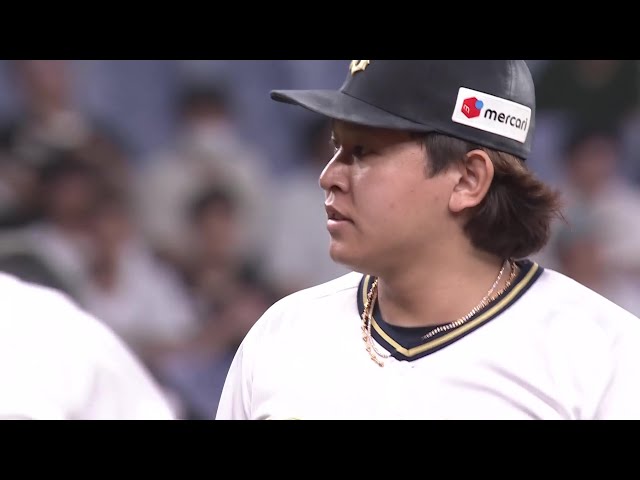 【3回表】これぞエースの投球!! バファローズ・宮城大弥 満塁のピンチで2者連続三振!! 2025年5月21日 オリックス・バファローズ 対 千葉ロッテマリーンズ