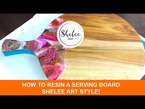 #46. Shelee Art - How to Resin a Serving Board - Sheleeart style!