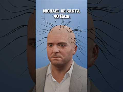 GTA-V Michael De Santa With Hair #gta #hair #michael #blender #gta5