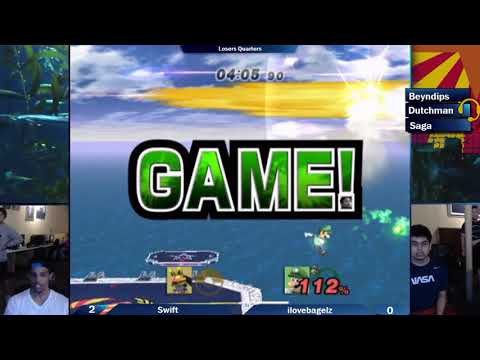 Super Cyberzone 2: Swift (Lucario) vs Ilovebagelz (Luigi) Losers Quarters