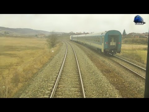 Full Train Backview Cluj Napoca-Mera-Aghires-Huedin-Ciucea-Bulz-Alesd-Tileagd-Oradea - 16 March 2018