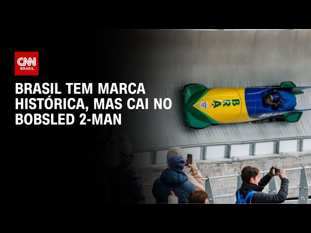 Brasil fica fora da final do Bobsled, mas faz melhor campanha da história | LIVE CNN