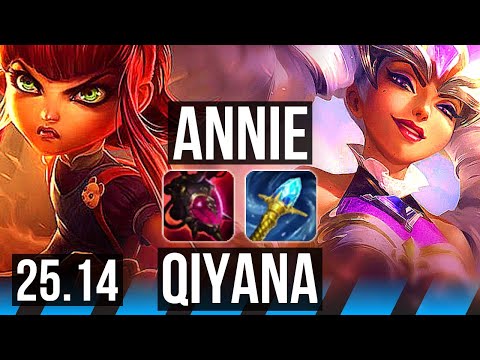 ANNIE vs QIYANA (MID) | 5/3/10 | KR Master | 25.14