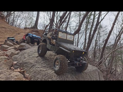 Enjoy RC CAR hiking on the weekends 2 - Team Scale Trail GoldMoon 2024.2.24