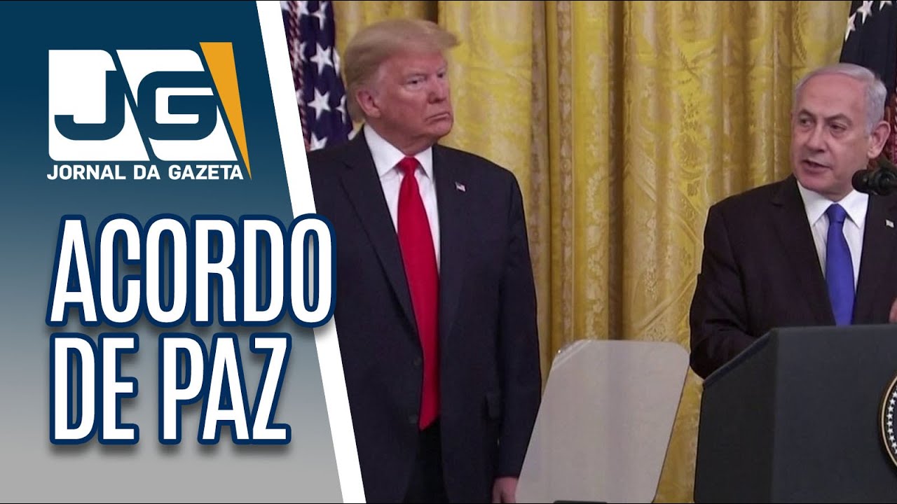 Trump anuncia acordo de paz entre Israel e Palestina