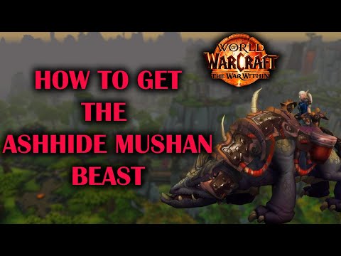 How to get the Ashhide Mushan beast Mount | Guide  | The War Within season 1 11.0.5