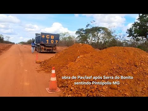Nota: Obra de Pavimentação Asfáltica de MG-202 entre municípios de Urucuia e Pintópolis v1/6