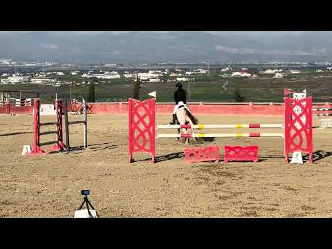 Ioanna Vanezou. 24/02/2024. 1st Place, Cat. Junior (B) 3 ft 5.3 in   Round 1. Horse: Avans