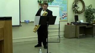Sam Morrison playing at Washington State Solo and Ensemble Contest   April 24 2010
