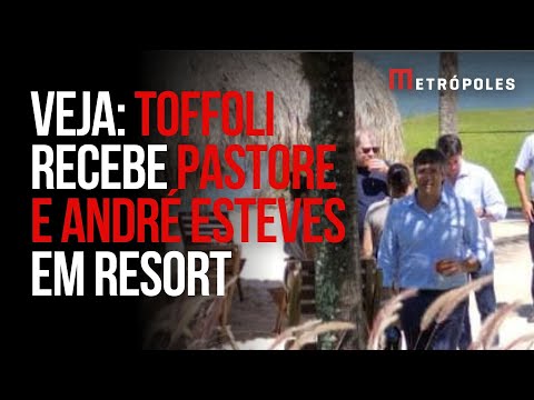 EXCLUSIVO: Veja Dias Toffoli recebendo André Esteves e Luiz Pastore no resort Tayayá