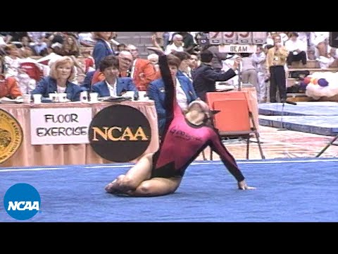 Hope Spivey-Sheeley Perfect 10 floor routine at 1993 NCAA Super Six