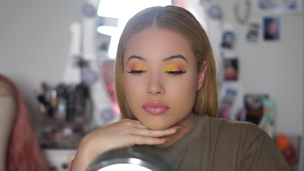 Sunset eyeshadow tutorial | Beauty Glazed Gorgeous Me palette
