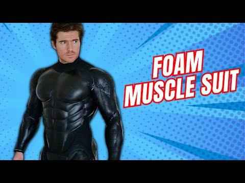 Gluing Down a Foam Muscle Suit