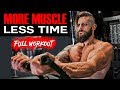 MOST EFFECTIVE TRAINING For More MUSCLE | CHEST • BICEPS • QUADS | All Exercises Shown (DAY 2)