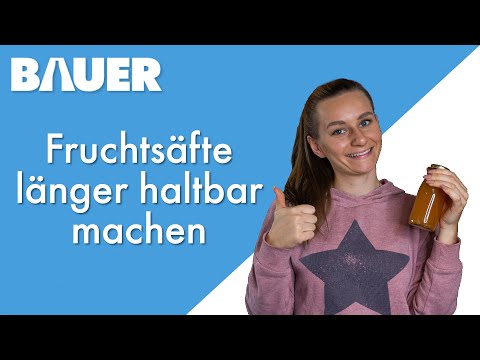 FRUCHTSÄFTE LÄNGER HALTBAR MACHEN ♾️ | Apfelsaft pasteurisieren und Flaschen sterilisieren