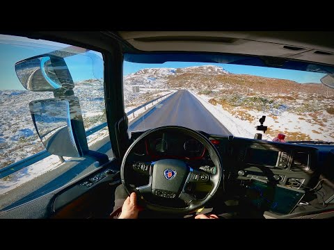 POV Driving Scania S520 V8 - Aheim