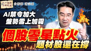 AI禁令加大 盤勢雪上加霜  個股零星點火 題材股還在撐 (圖)