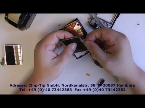 1X08 Pentax Optio A30, so baut man ein neues Display (LCD) ein (camera repair)