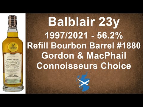 Balblair aged 23 year old Gordon & MacPhail Connoisseurs Choice Cask Strength Review WhiskyJason
