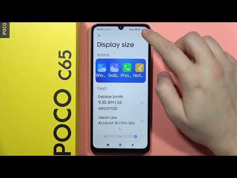 POCO C65: Adjust Display Size - Make Layout Bigger #pocophone