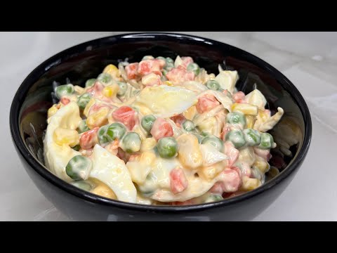 Como Hacer Ensalada De Verduras / receta fácil de ENSALADA DE VEGETALES