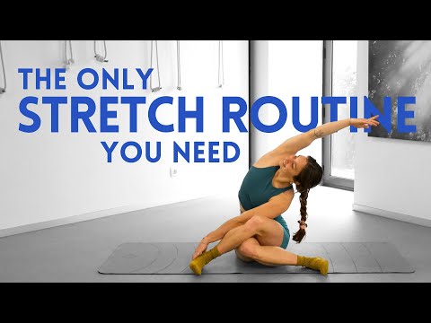 Tägliche Ganzkörper-Stretching- und Mobilitätsroutine für steife Körper