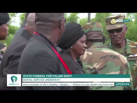 💔🕊Ghana’s Final Goodbye: Fallen Heroes Laid to Rest at Military Cemetery