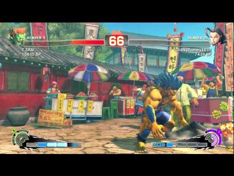 SSF4: T SRAI (Blanka) VS ChalkyTommy (Rose)
