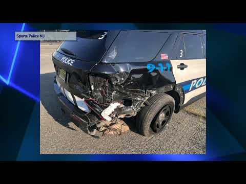 Sparta Police Car Hit