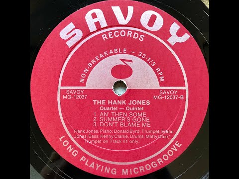 Hank Jones Quartet - Quintet / MG 12037 B