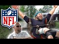CRAZY FOOTBALL LEGEND COACHES US TO GREATNESS | NFL COMBINE TEST