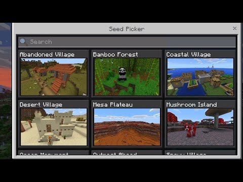 PR00 B0YEE - HOW TO SELECT BIOME YOU WANT TO SPAWN IN MINECRAFT POCKET EDITION