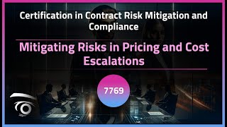 Mitigating Risks in Pricing and Cost Escalations | Exclusive Lesson
