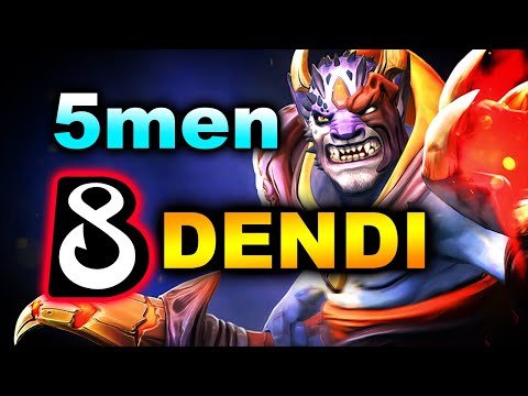 DENDI B8 vs 5Men - NEW ROSTER! - OMEGA League DOTA 2